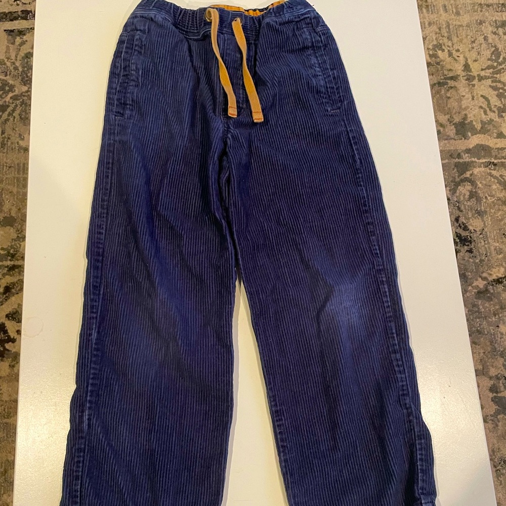 Boys’ Mini Boden corduroy navy pants